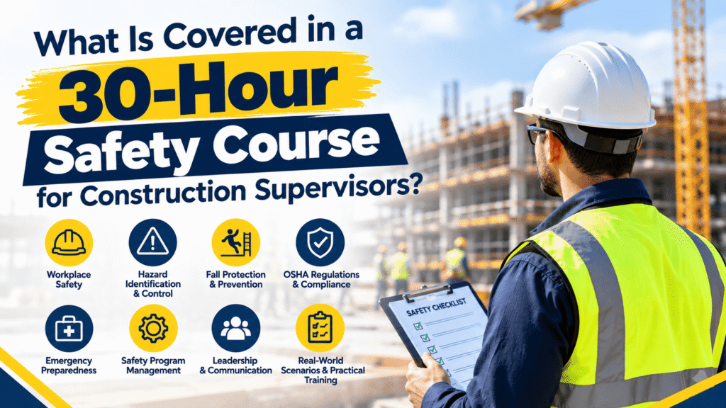 What Is Covered in a 30-Hour Safety Course for Construction Supervisors? 10 What Is Covered in a 30-Hour Safety Course for Construction Supervisors?