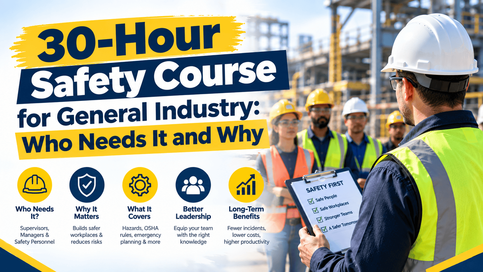 30-Hour Safety Course for General Industry: Who Needs It and Why